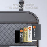 SEAMETAL Faux Leather 1pc Car Seat Back Storage Bag