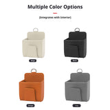 SEAMETAL Car Air Vent Pouch Leather Sunglass Case Multifunctional Storage Container For Smart Phone Pen Glasses Auto Accessories