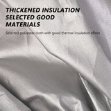 SEAMETAL Universal Car Steering Wheel Sunshade Silver Coated Cloth Auto Steering Wheel Cover Sun Protection Insulation Accessories