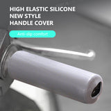 SEAMETAL Self Shrinking Motorcycle Handlebar Cover Silicone Non-Slip Anti Vibration Motorcycle Grip Cover Sleeve Universal Type