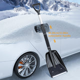 SEAMETAL Car Snow Shovel Universal Car Windshield Snow Cleaning Tool Winter Auto Snow Ice Shovel Extension Shovel Accessories