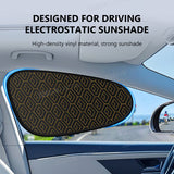 SEAMETAL Car Window Sunshade Car Side Window Insulation Adsorption Curtain Sun Protection Foldable Front Back Sunshade Cover