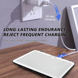 Car Sun Visor Vanity Mirror with Adjustable LED Lights Rechargeable