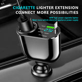 SEAMETAL 360 ° Rotation 12V/24V Car Charger Quick Charge Smart Cigarette Lighter