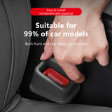 SEAMETAL Car Seat Belt Buckle Cover Car Safety Belt Anchor Socket EVA Anti-collision Protection Cover Car Interior Accessories