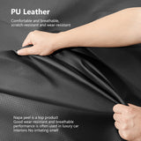 SEAMETAL Universal Car Seat Cover Nappa Leather Car Seat Cushion Protector Mat