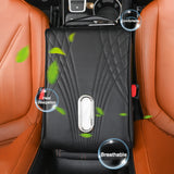 SEAMETAL Memory Cotton Car Armrest Box Pad With Storage Bag
