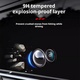 SEAMETAL Car camera protective cover, 360 ° high-definition panoramic reversing camera lens, waterproof and dustproof protective cover