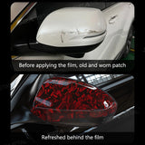 SEAMETAL Car Carbon Fiber Protective Film PET Gloss Forged Wrap Sticker