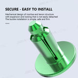 SEAMETAL 5/10PCS 6mm Aluminum Alloy Snap Expansion Screws Bolts Motorcycle Body Trim Panel Fastener Screw Clips Motorcycle Accessories