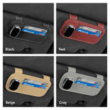 SEAMETAL Car Sunglasses Clip Card Holder Anti-scratch Car Eyeglasses Holder