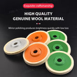 SEAMETAL 3pcs Polishing Wheels Polishing Pad Grinding Disc Angle Grinder Accessories Angle Grinder WheelFelt Polishing Disc Polisherwheel