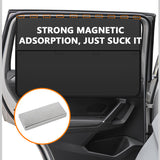 SEAMETAL Magnetic Car Window Sunshade Detachable Spliced Side Window Curtain Car Glass Sun Protection Curtain Shade