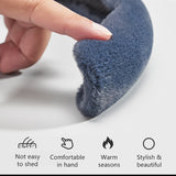 SEAMETAL Car Steering Wheel Booster Cover Universal Winter Warm Non-Slip Auto Interior Steer Protector Decoration Accessories