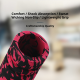 SEAMETAL 4pcs Soft EVA Motorcycle Handlebar Grips Non Slip Motorbike Handle Grips Cover Set For Scooter Motorcycle Accessories