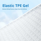 SEAMETAL Summer Car Gel Seat Cushion Breathable Seat Cover Pad Cooling Honeycomb Design Universal for Car Seat Home Office Chair
