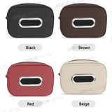 SEAMETAL Multi-Functional PU Leather Car Tissue Box Holder Storage Organizer