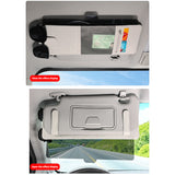 SEAMETAL Car Sun Visor Sunshade 2in1 Visor Organizer Eyeglasses Clip Card Holder Anti Glare Sun Visor Extension Plate