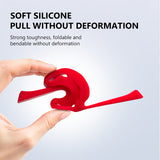 SEAMETAL Car Door Lock Shock Absorber Pad Silicone Strip Door Lock Buckel Protector Cover Sound Damper Buffer Deadener
