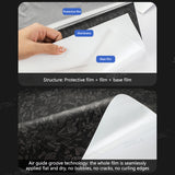 SEAMETAL Car Carbon Fiber Protective Film PET Gloss Forged Wrap Sticker