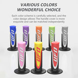 SEAMETAL Motorcycle Handlebar Road Bike Bar Cover Rubber Non-Slip Anti Scratch Protector Anti-Vibration Durable Handlebar Covers