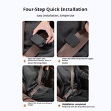 SEAMETAL Car Safety Belt Clips Anti-Slip Adjustable Seat Belt Buckle Plastic Strong Seatbelt Stopper Simple Clamp Fixing Clip