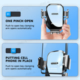 SEAMETAL Car Phone Holder Dashboard Rear View Mirror Mount with Number Plate