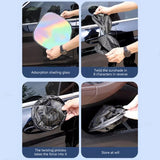 SEAMETAL Car Window Sunshade Car Side Window Insulation Adsorption Curtain Sun Protection Foldable Front Back Sunshade Cover