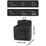 SEAMETAL Car Air Vent Pouch Leather Sunglass Case Multifunctional Storage Container For Smart Phone Pen Glasses Auto Accessories