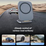 SEAMETAL Car Magnetic Phone Holder Foldable Anti-shake Navigation Vehicle Mounted Mobile Stand Portable Daily Carry