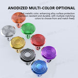 SEAMETAL 5/10PCS 6mm Aluminum Alloy Snap Expansion Screws Bolts Motorcycle Body Trim Panel Fastener Screw Clips Motorcycle Accessories