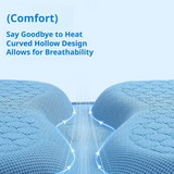 SEAMETAL Summer Car Gel Seat Cushion Breathable Seat Cover Pad Cooling Honeycomb Design Universal for Car Seat Home Office Chair
