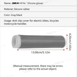 SEAMETAL Self Shrinking Motorcycle Handlebar Cover Silicone Non-Slip Anti Vibration Motorcycle Grip Cover Sleeve Universal Type