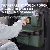 SEAMETAL Car Back Seat Table Storage Bag Folding Table Trash Can
