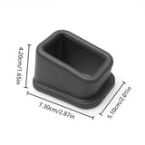 SEAMETAL Car Seat Belt Buckle Cover Car Safety Belt Anchor Socket EVA Anti-collision Protection Cover Car Interior Accessories