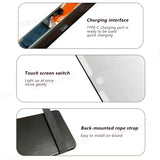 Car Sun Visor Vanity Mirror with Adjustable LED Lights Rechargeable