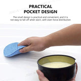 5Pcs Car Waxing Polish Sponges 5 Inch Car Detailing Wax Applicator Pads Round Pocket Microfiber Foam Sponges Car Cleaning Tools