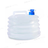 SEAMETAL 5/10/15L Outdoor Collapsible Bucket Foldable Water Bag Survival Water Storage Portable Water Carrier Container Camp