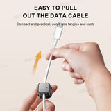 SEAMETAL 10Pcs Cable Clips Organizer, Strong Adhesive Cord Holder, No Drilling Required,
