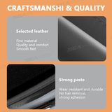 SEAMETAL PU Leather Car Visor Glasses Holder Universal Atuo Sunshade Glasses Bag