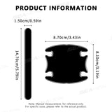 SEAMETAL 4/8pcs Car Door Handle Bowl Scratch Stickers Car Handle Anti-collision Protection Strip