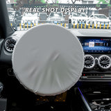 SEAMETAL Universal Car Steering Wheel Sunshade Silver Coated Cloth Auto Steering Wheel Cover Sun Protection Insulation Accessories