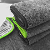 SEAMETAL 40x40cm Car Wash Towel 850GSM High Absorption Cleaning Towel Coral Velvet Twisted Braid Cloth