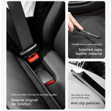 SEAMETAL Universal Car Seat Cover Nappa Leather Car Seat Cushion Protector Mat