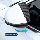 SEAMETAL Car Rearview Mirror Rain Eyebrow Reversing Mirror Rainproof 360 Degree Adjustable Mirror With Clip Desigh