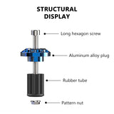 SEAMETAL Motorcycle Handle Bar Balancer CNC Aluminum Alloy Bar Universal Motor Handle Cover