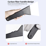 SEAMETAL Window Tint Squeegee Stainless Steel Auto Wrap Tools With Handle Small Cleaner Window Film Remover Car Accessories