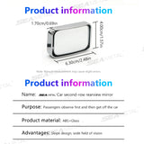 SEAMETAL 2pcs Car Blind Spot Mirrors High-Definition Convex Rearview Mirrors