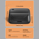 SEAMETAL PU Leather Car Visor Glasses Holder Universal Atuo Sunshade Glasses Bag