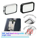 SEAMETAL 2pcs Car Blind Spot Mirrors High-Definition Convex Rearview Mirrors